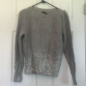 Armani Exchange A | X size X small pullover sweater gray misty grey coated NEW